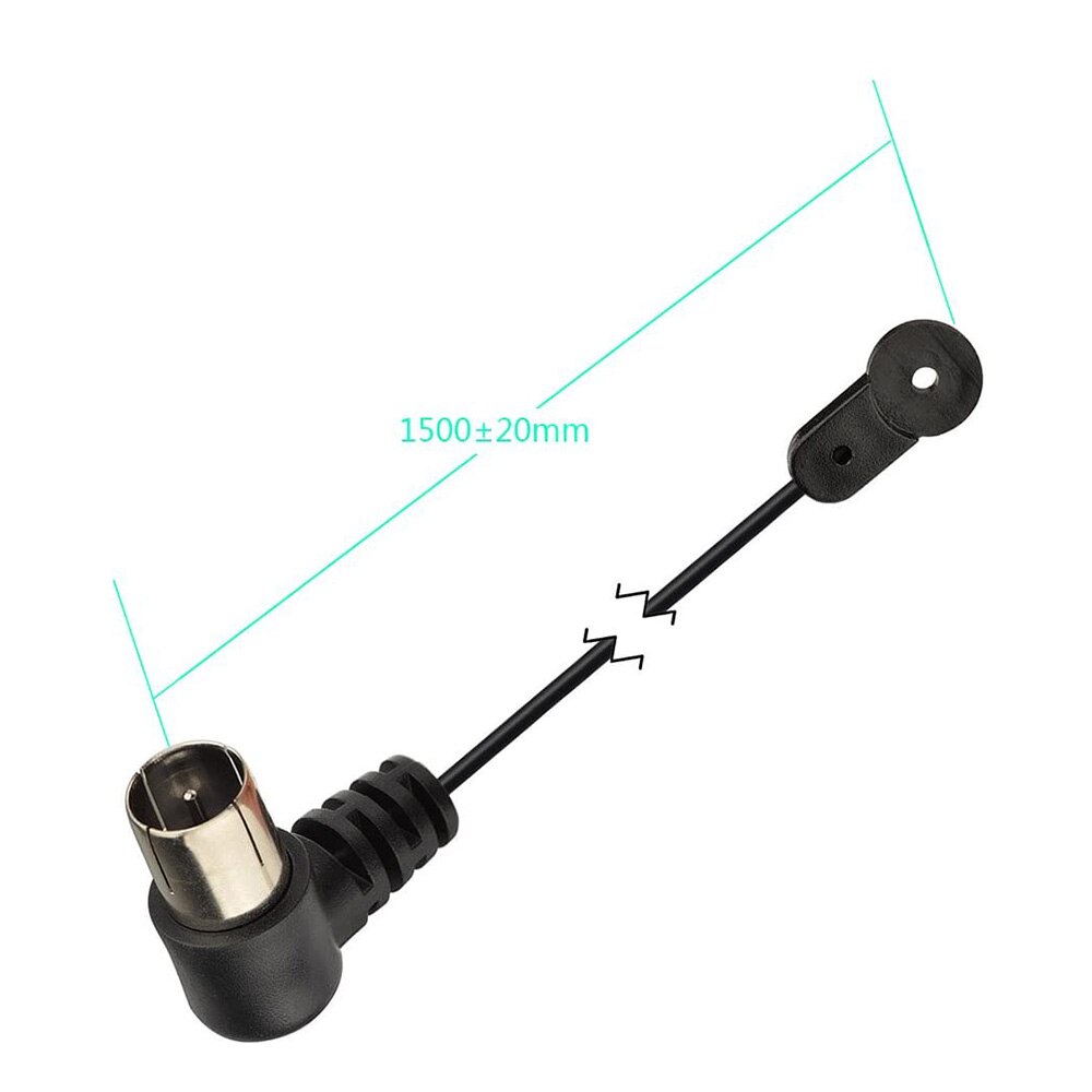 Eightwood 75 om FM rano antena pętli dla Denon pionier Onkyo Yamaha Marantz kryty HD radio FM radio Bluetooth stereofoniczny odbiornik