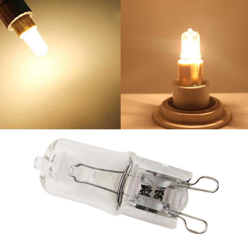 5/10pcs G9 Halogen Oven Cooker Lamp Light Bulb Clear Capsule 240V 25W Watt CE Approved 3000K Warm White Home Lighting Gadget