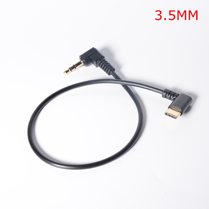 3.5 Mm & 2.5Mm Audio Naar Usb C Kabel, 90 Graden Hoek Usb Type-C Tot 2.5 3.5 Mm Elleboog Mannelijke Aux Hoofdtelefoon Jack Kabel 30Cm 1FT