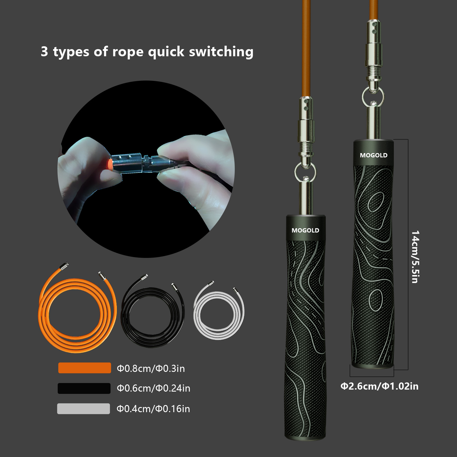 Juego de cuerdas para saltar de tres cuerdas, equipo deportivo para gimnasio, ejercicio físico de peso para adultos en casa, cuerda de peso ajustable