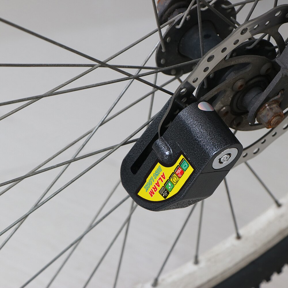 AOZBZ 110DB Veiligheid Motorcycle Alarm Lock Bike Scooter Anti-diefstal Alarm Wiel Schijfrem Sloten Beveiliging Veiligheid Sirene Lock