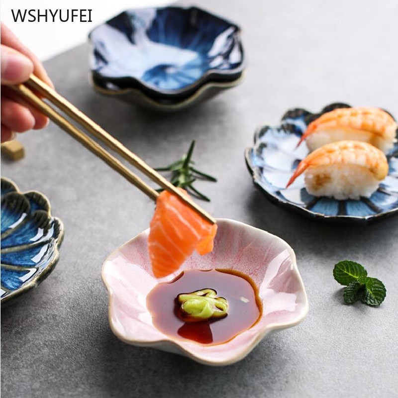kitchen ceramic plate seasoning dish seasoning mustard wheat grass bowl seasoning dish small vinegar seasoning board snack dish