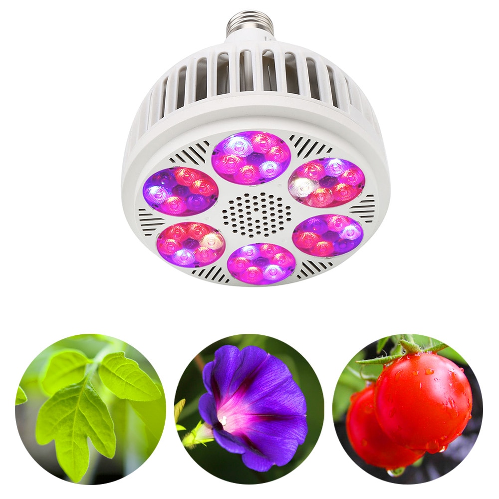 120W Groeiende Lamp Volledige Spectrum AC85 265V E27 High Power Led Grow Licht Voor Indoor Hydrocultuur Groente En bloei Grow Tent