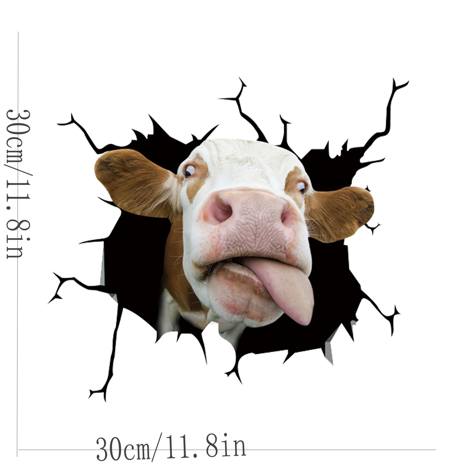 Cow Cattle Bull Dog Car Sticker Pet Funny Puppy Lover Window Paste Stickers Pig Decoration Decor Party Decal Cover