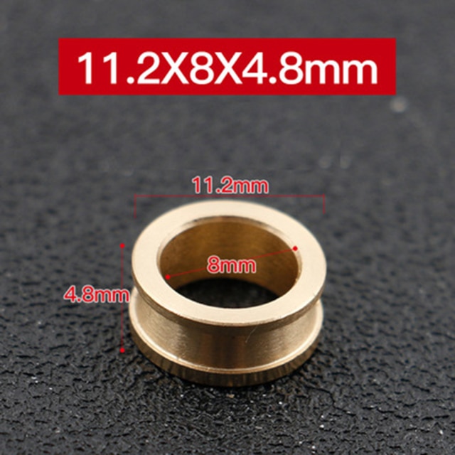Mässing fiskelina rulle för spinning fiskerulle del reparation smidigt tillbehör hållbart rostfritt stål fisktillbehör pesca: 11.2 x 8 x 4.8mm