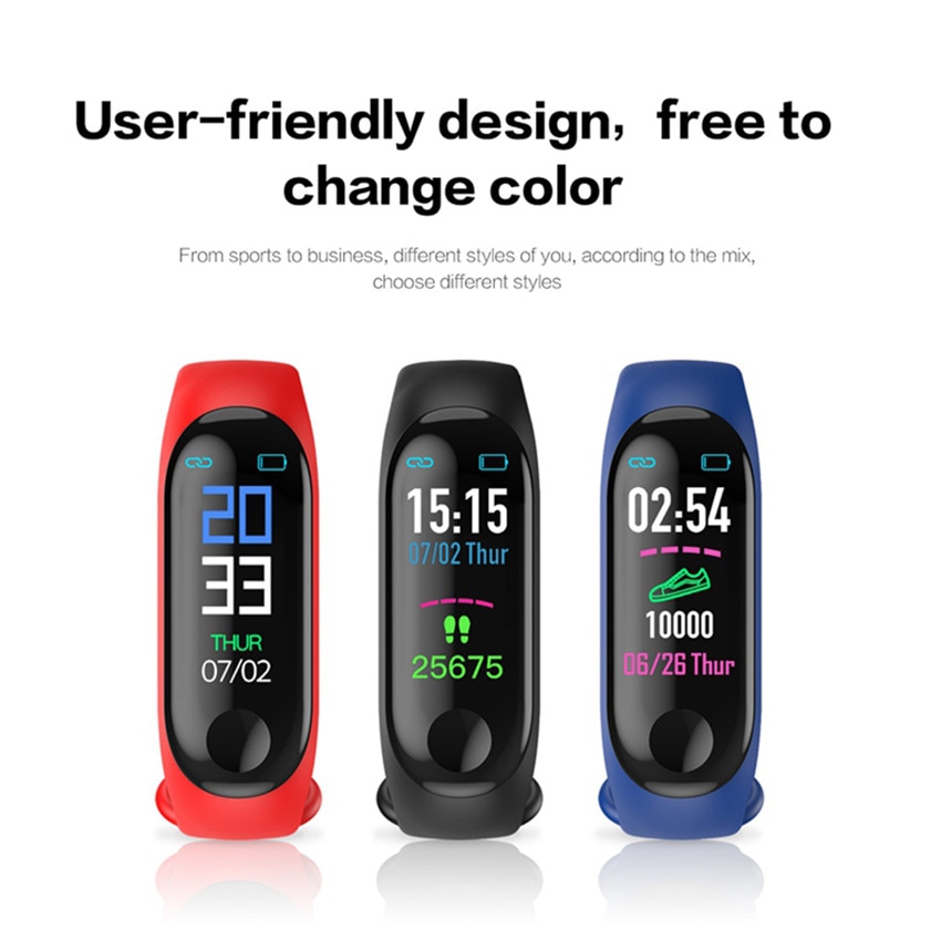 Pulsera inteligente PK Mi Band 5 y Bit 5, pulsera inteligente deportiva para IOS, Xiaomi y Honor, compatible con Mi Band 3/4 y Bit 5