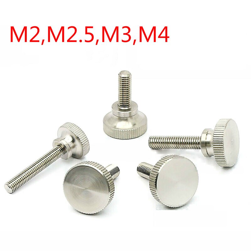 5/10/25/50pcs M2-M6 304 Rvs Kartelkop Hand Draai Gordijn Muur glas Slot DIN464 GB834 Duimschroef Bolt