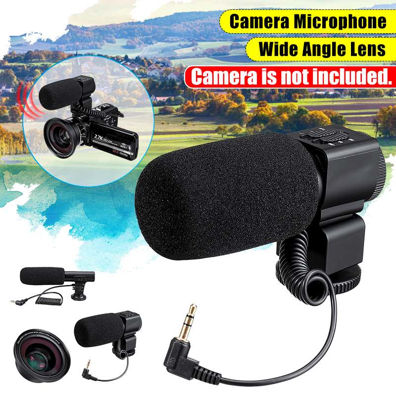 Professionele 4K HDR Camcorder Video Camera groothoek Lens Audio Plug voor Camera Digitale Video Computer Camcorder Accessoires