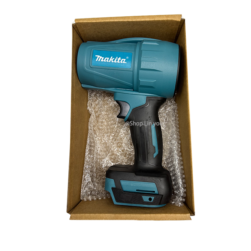 Makita 30000 rpm krachtige turboblazer, 18v luchtblazer met turbomotor, oplaadbaar, inclusief lichtgewicht autoreinigingsgereedschap.