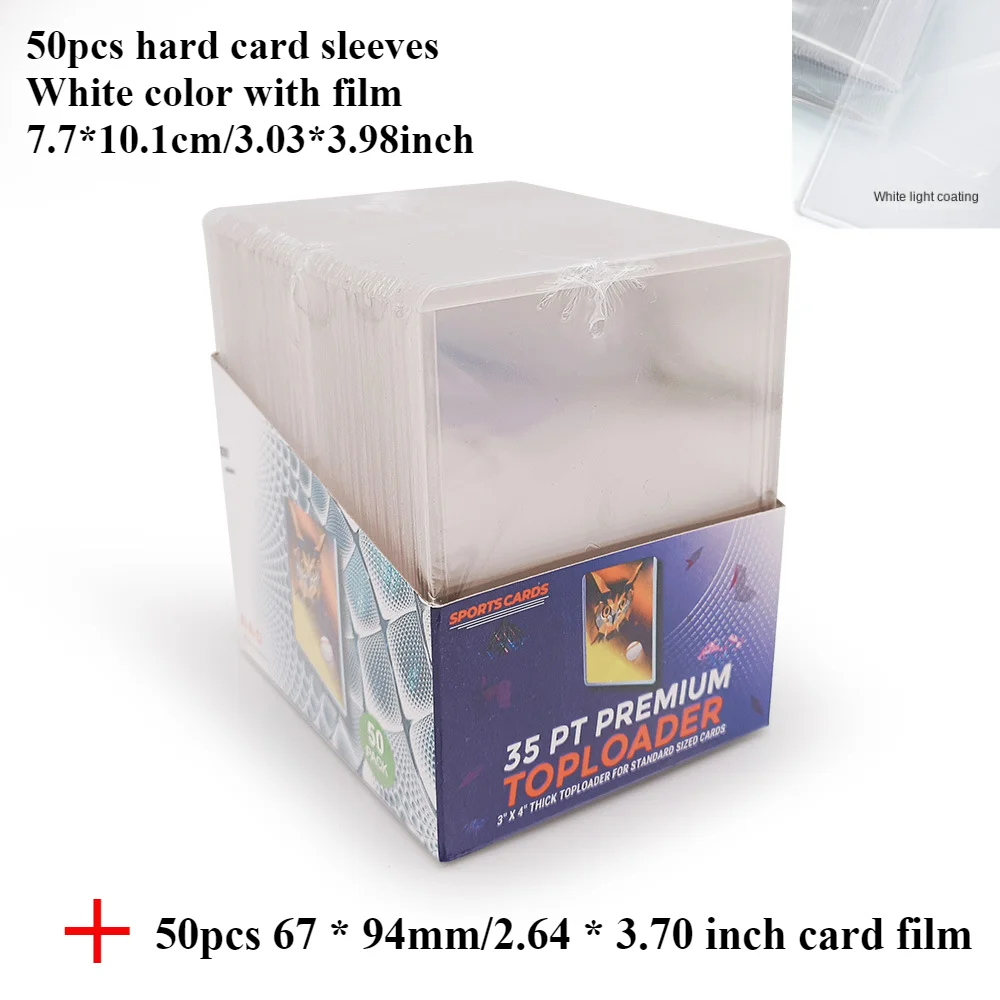 Fundas para tarjetas de 3 "X 4", cargadores superiores, comercio de béisbol, deportes, protectores de tarjetas de fútbol, soporte para tarjetas Toploader de plástico duro, funda para Penny: Borgoña