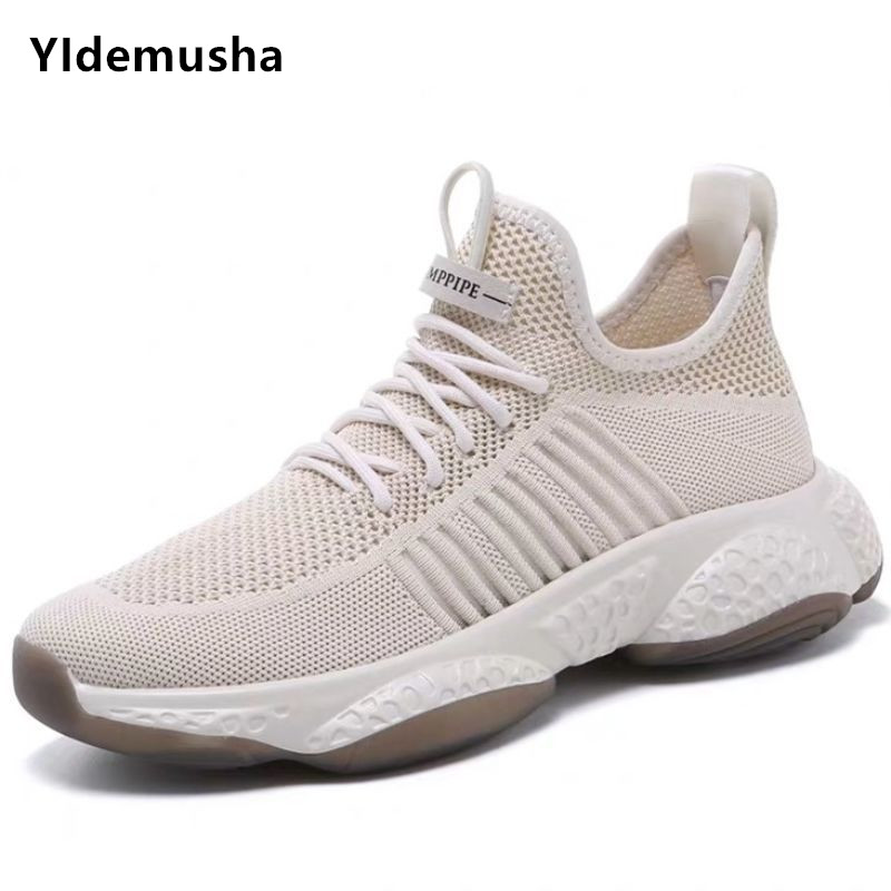 Zomer heren zwarte vulkanische schoenen lichtgewicht ademende platte schoenen heren mesh schoenen loafers casual schoenen heren ademende sneakers