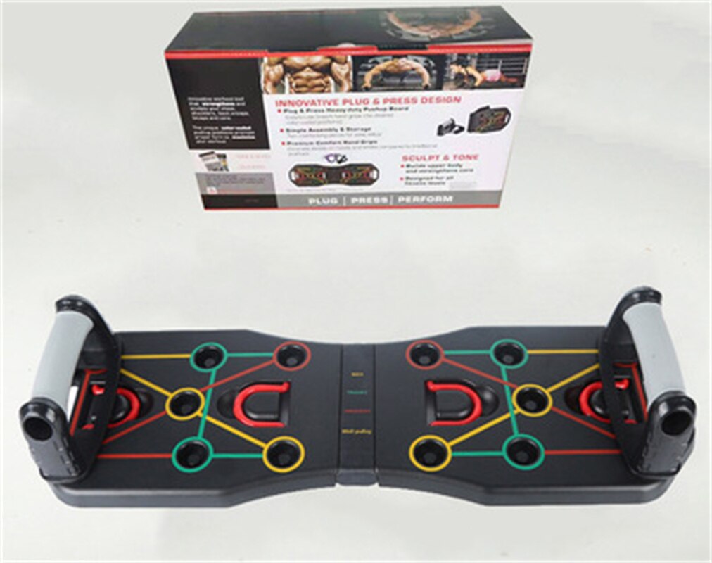 Folding Push Up Board Gym Home Fitness Exercise Equipment Body Training Push-Up Stand Triceps Shoulder Muscle Strength Trainer: TYPE 2