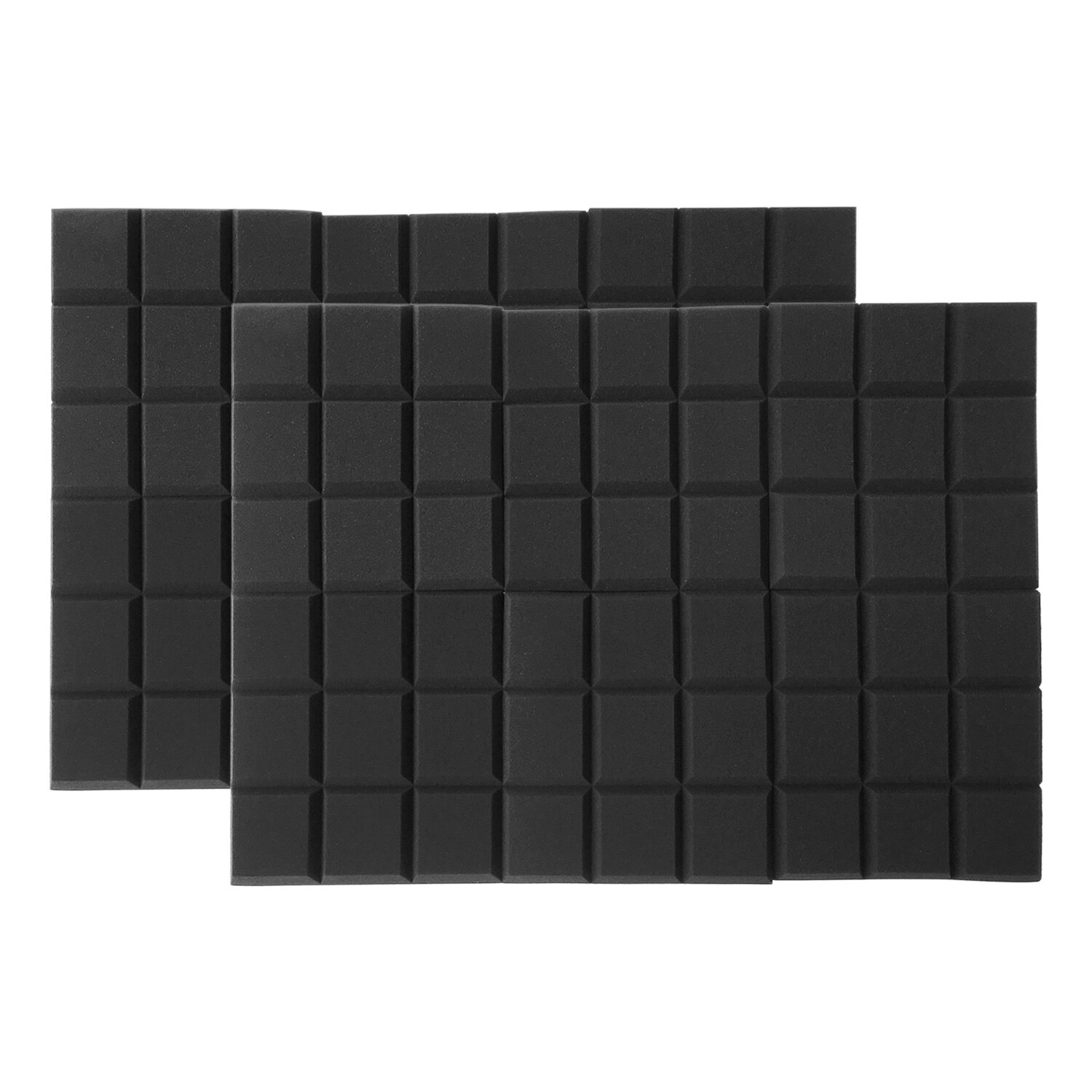 6/12pcs 12*12*2inch Studio Acoustic Foams Panels Sound Insulation Foam for Studio KTV Broadcast Family Theater
