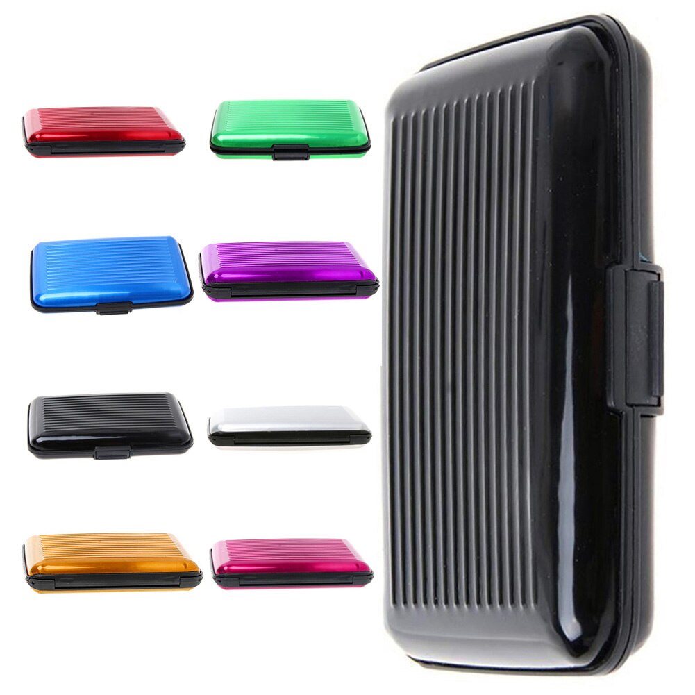 Wallet Business ID Credit Card Case Holder Anti RFID Scanning Card Holders for Men Women GDeals