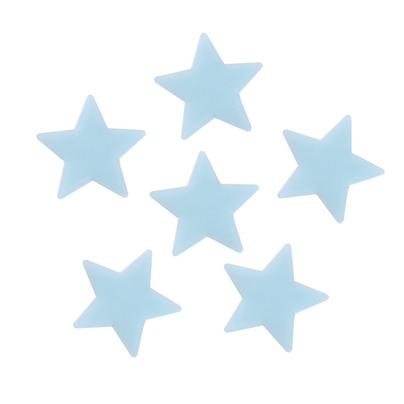 1 Pack (100 pcs) Small Fluorescent Green Luminous Stars Wall Stickers Fluorescent Star Patches Best Home Wall Home Decorations