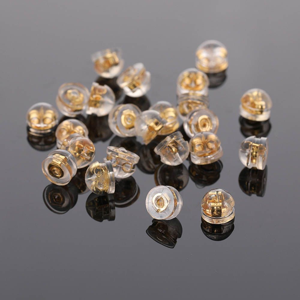 Metalen Oorbel Accessoires Oordopjes Maken Earring Jackets Oor Stoppers Ear Terug Stoppers Oordoppen: 3