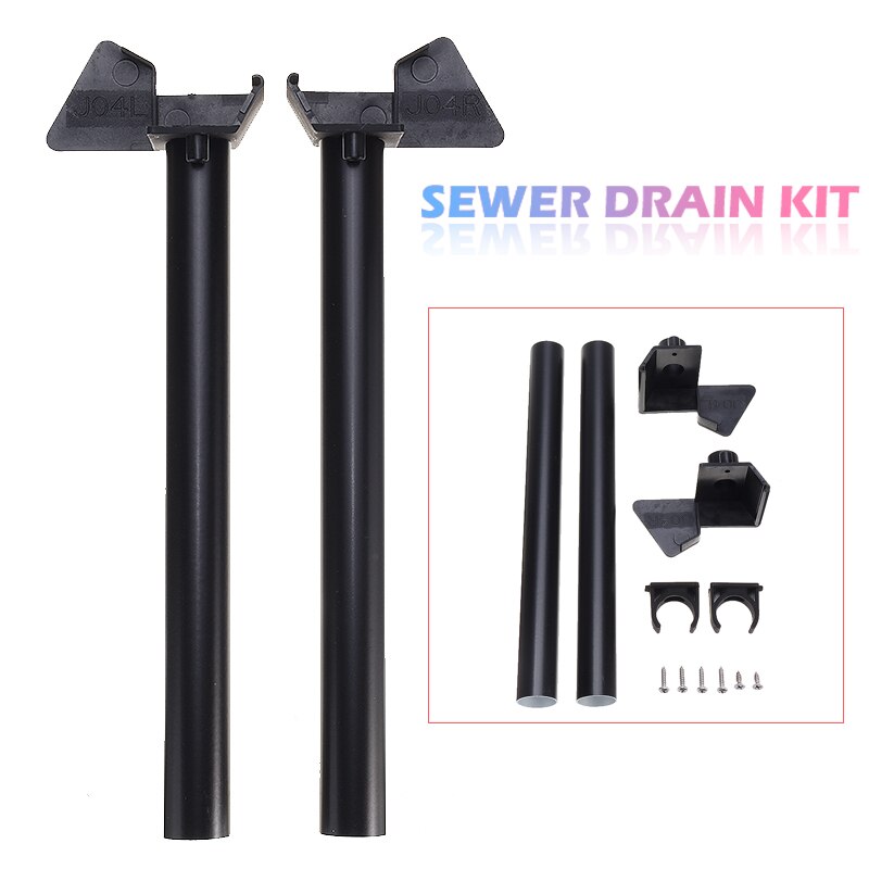 1 set Greenhouse Rainwater Gutter Water Butt Downpipe Guttering Drainage Kit Greenhouse Gutter Down Pipe