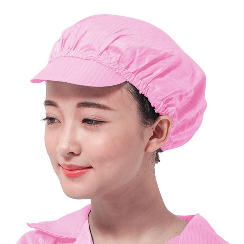 Elastisk mesh støvtette hetter antistatisk leie rom pustende arbeider lokk restaurant service verksted menn kvinner arbeider lue