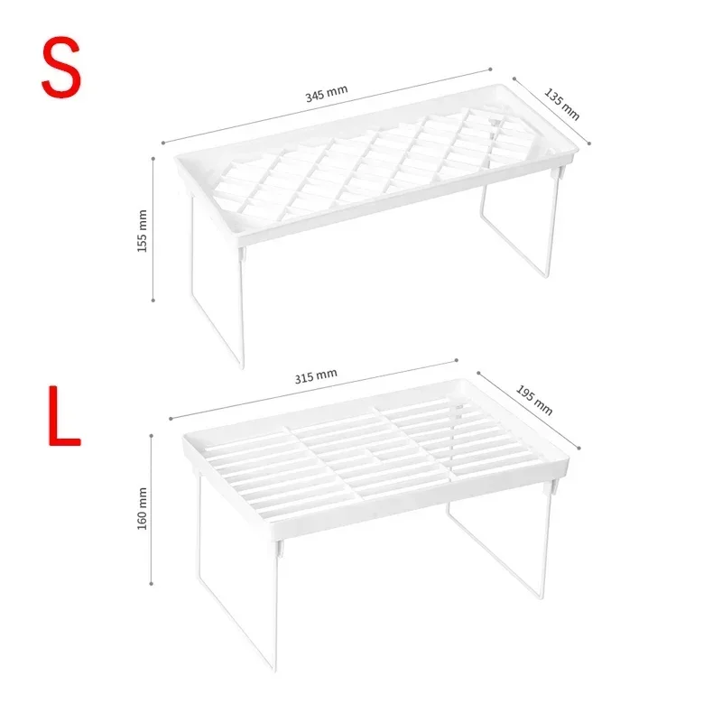 1/2 stücke Klapp Regal Lagerung Rack Küche Badezimmer Klapp Schrank Lagerung Rack Küche Neuheit Zubehör Artikel Organizer