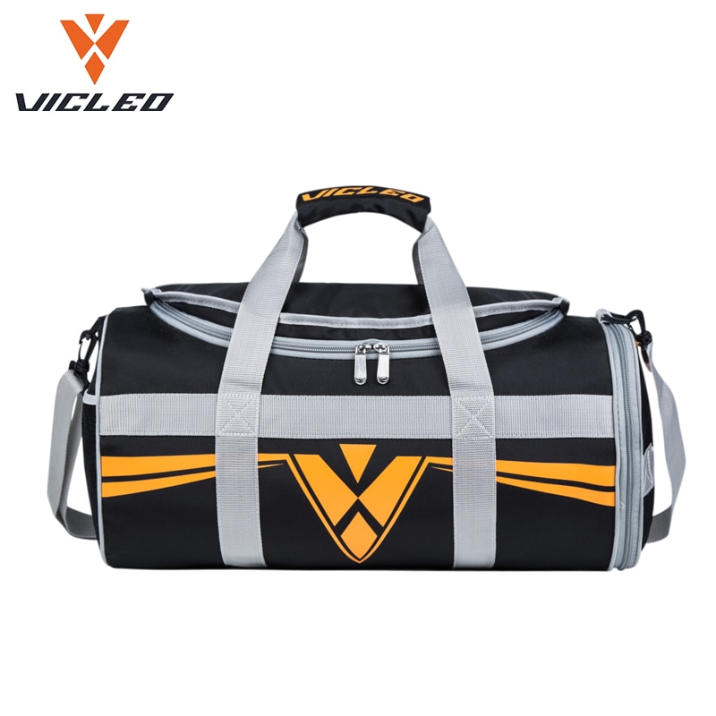 Vicleo gym taske mænds sports træningstaske skulder bagage trommetaske til mænd kvinder stor kapacitet rejsetaske rygsæk 16 z 21000