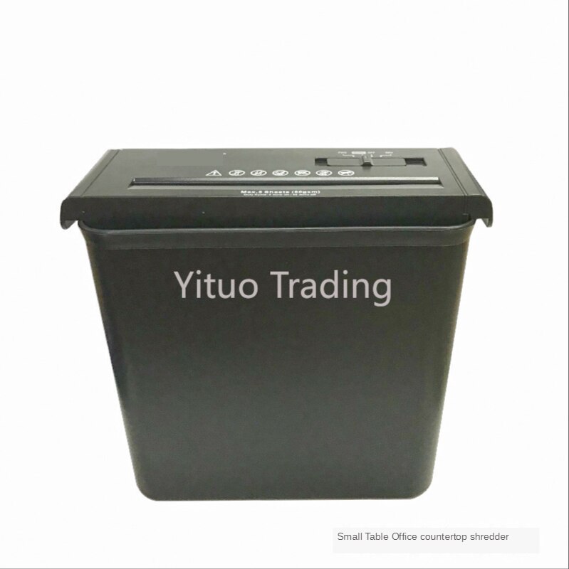 Tabletop Small Shredder Shredding 5 Sheets of Paper Small Portable Confidential Grade Strip Simple Shredder