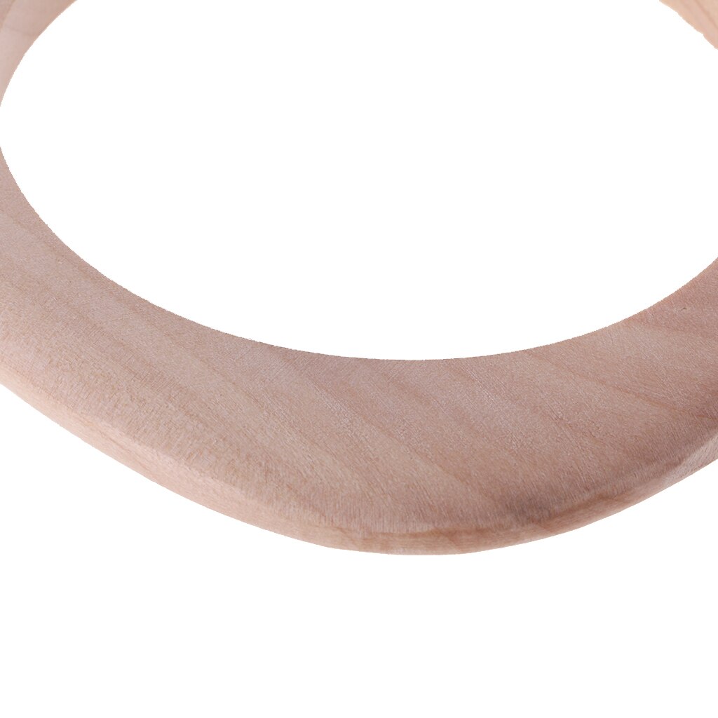 6Pcs Sample Set Square Unfinished Wood Bangle Bracelets DIY Craft