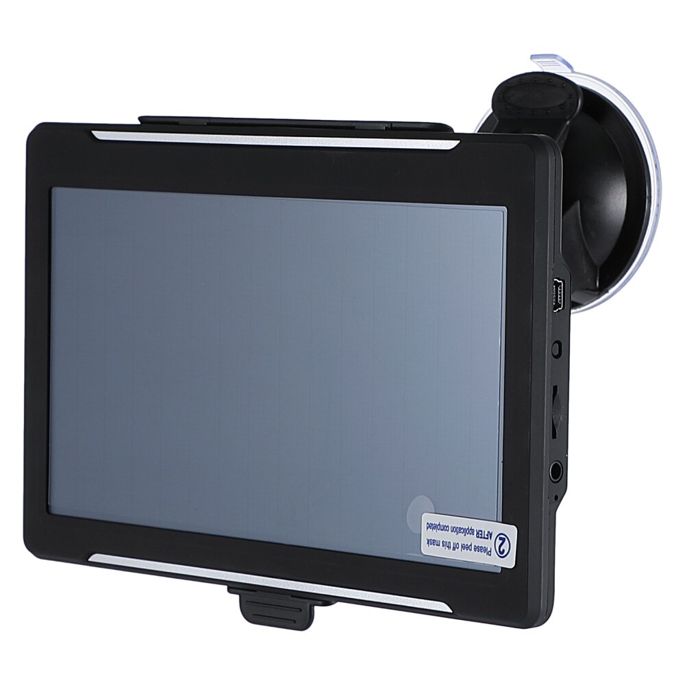 1pc Car GPS Navigation Device Car-mounted Touch Screen GPS Navigation Tool Navigator for Car: Black 1