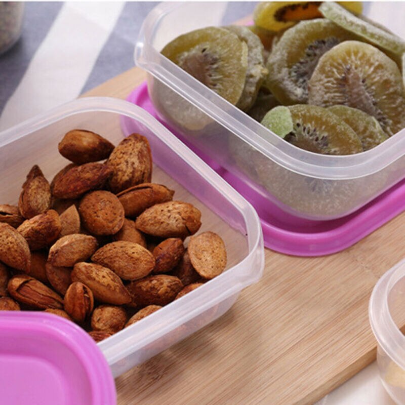 Ensemble de 17 pièces, organiseur de cuisine, pot de stockage de graines de haricots, réservoir conserve des aliments frais, réfrigérateur, conteneur d'aliments, bac scellé