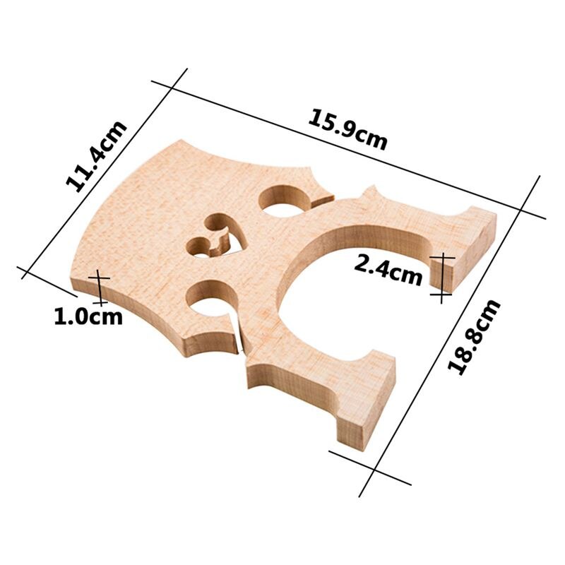 Cello Bridge for 4/4 Size Cello Exquisite Maple Material