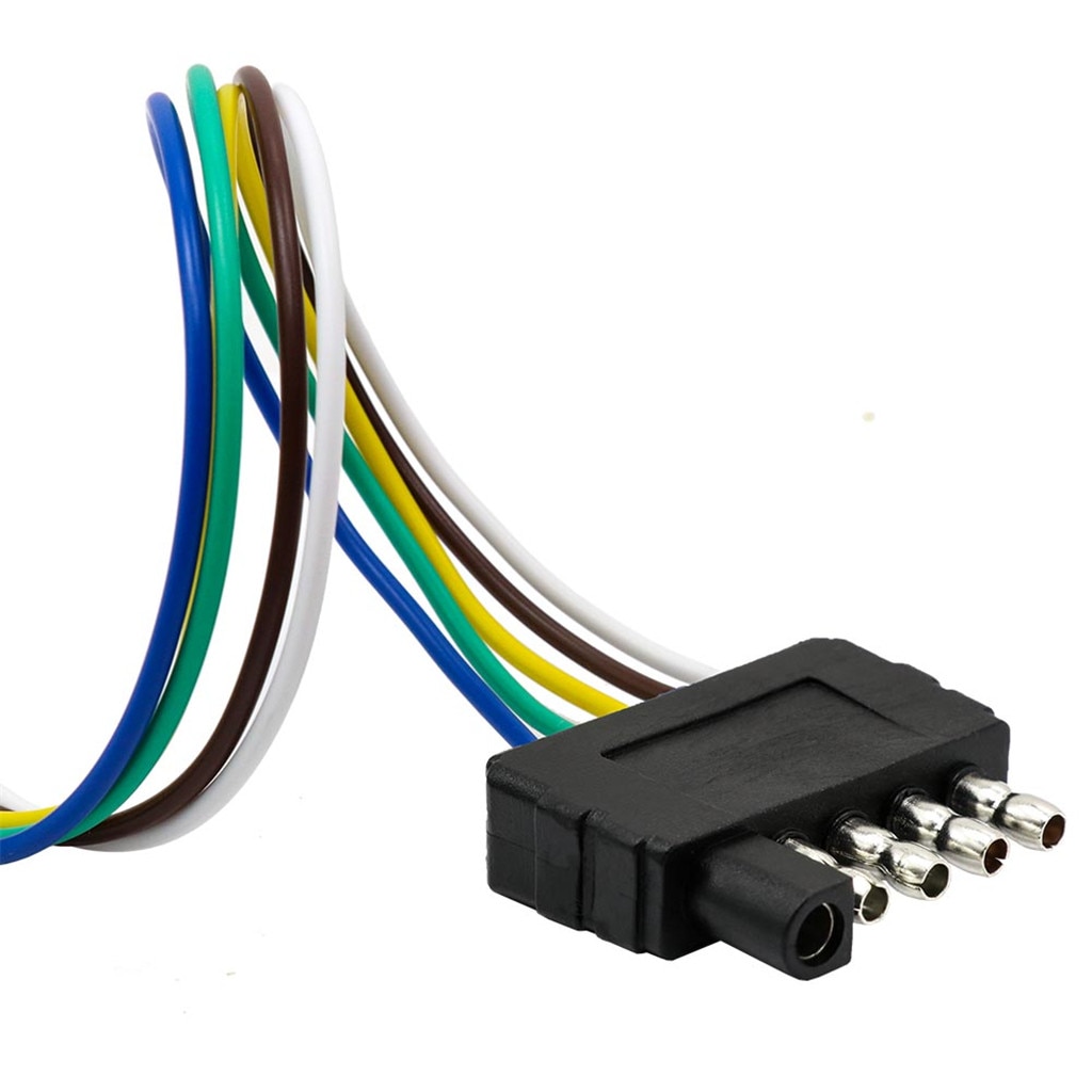 5- veis flat tilhenger ledningsnett forlengelseskontakt med 36 '' kabel us