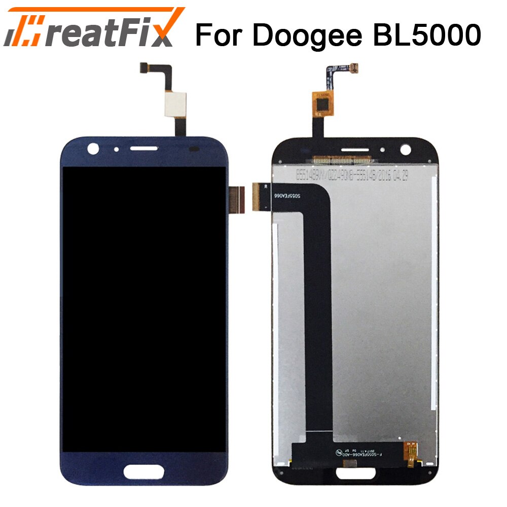 For Doogee BL5000 BL7000 LCD Display and Touch Screen Screen Digitizer Assembly Replacement For doogee lcd bl12000 BL12000 Pro: For BL5000 Blue