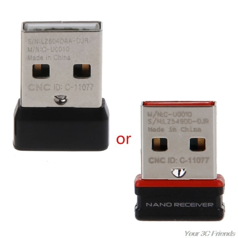 Receptor Dongle inalámbrico, adaptador USB unificador para logitech Mouse, teclado, conectar 6 dispositivos para MX M905, M950, M505, M510, M5, F03 21: 14