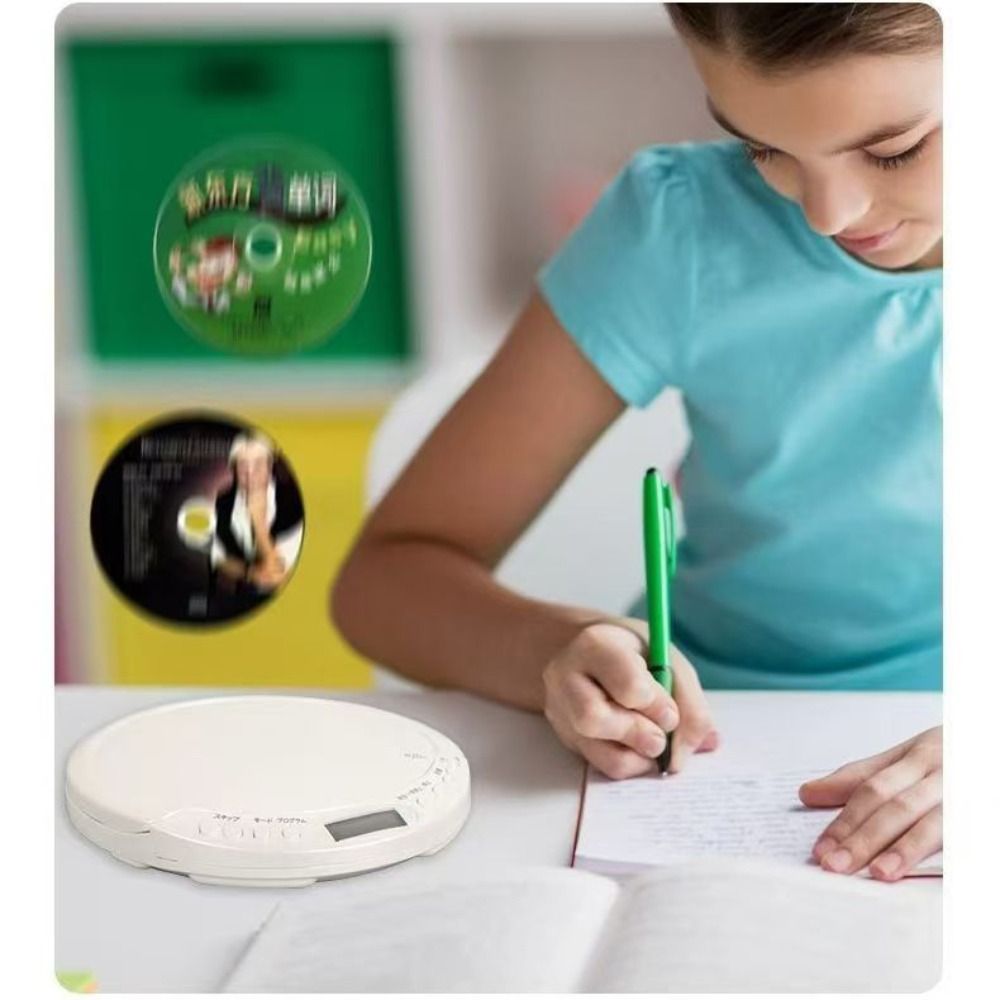 LCD Screen Display Portable CD Player Sound USB Port Bluetooth Player Looping Function Music Player