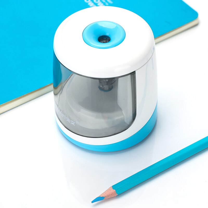 Tenwin Automatic Electric Pencil Sharpener Electronic Pencil Sharpeners For Sketch Painting Kids Stationery School Supplies: Blue