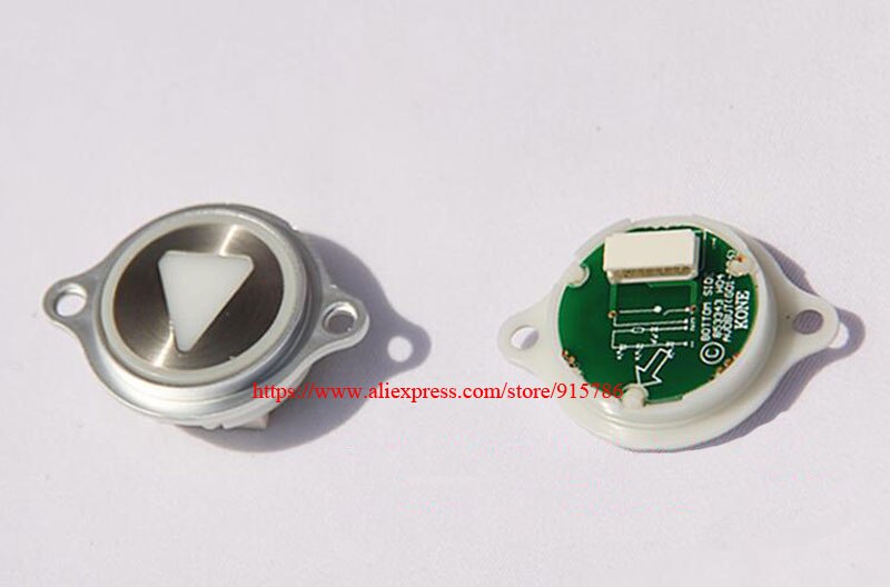 2pcs button KDS300 round button with ear hole elevator button stainless steel panel button red blue white light