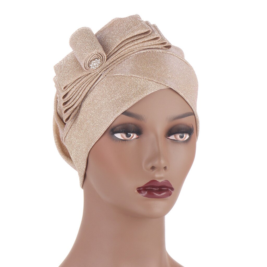 Turban à nœud papillon, casquette Hijab, musulman, prêt à porter, couvre-chef islamique, chimio, chapeau africain, été,