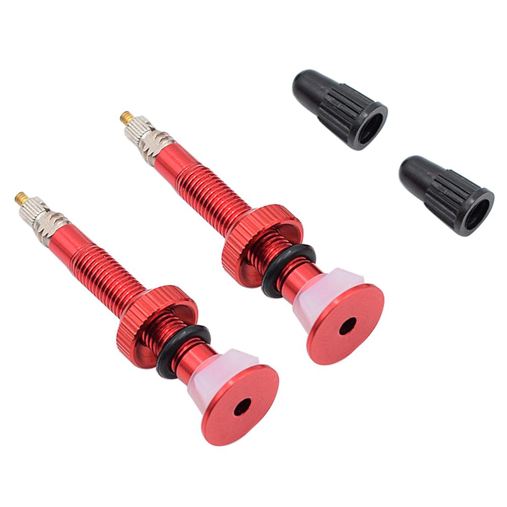 Válvula de neumático sin tubo para bicicleta de montaña, 1 unidad de 40mm, válvula Presta sin tubo, neumático sin cámara para accesorios de bicicleta