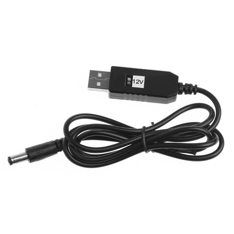 Usb Dc 5V Naar Dc 12V 2.1X5.5Mm Mannelijke Step-Up Converter Adapter Kabel Voor router