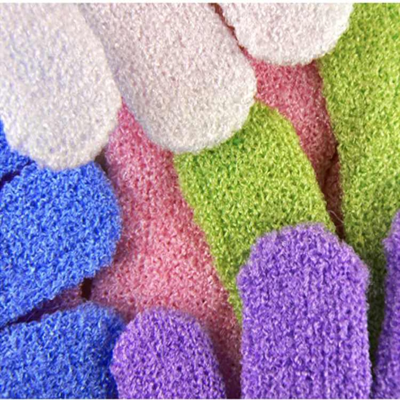 20-2 uds exfoliante baño ducha guante exfoliante guantes para lavador de cuerpo de baño ducha guantes masaje limpieza esponja