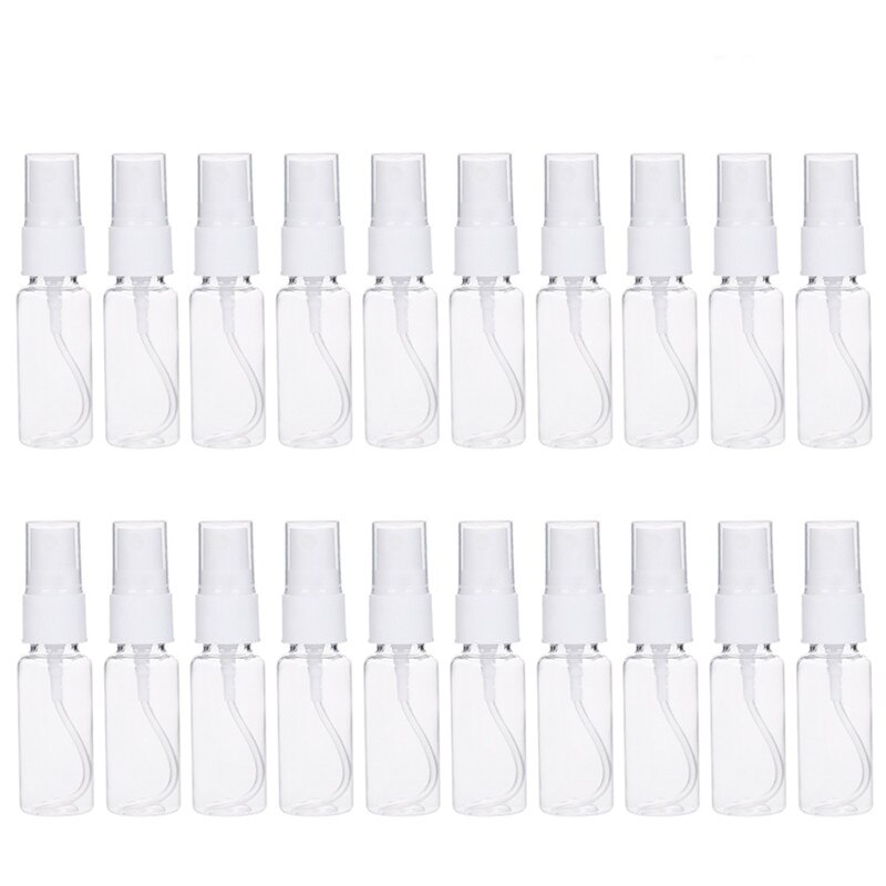 20/30/50 / 100ml Portable Refillable Bottles Travel Container Atomizer For Clear Plastic Perfume Bottle Empty Small Sprayer Jar