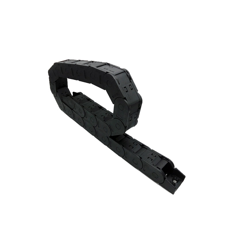 Jflo 25X25Mm 1 Meter Plastic Draad Carrier Kabel Drag Chain Gesloten Open Op Beide Zijden Met Connectoren voor Cnc