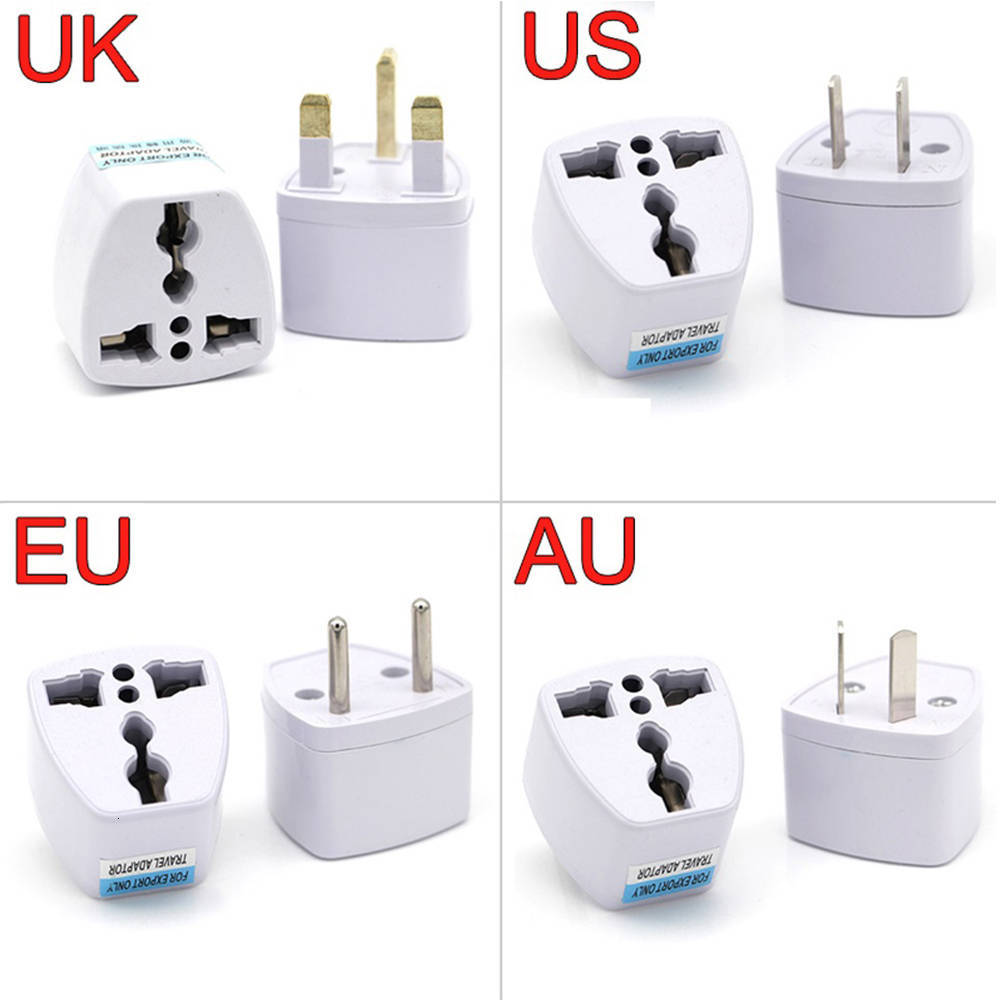 1PCS GM United States United Kingdom AU to EU plug US Europe travel plug AC socket adapter converter socket: large PLUG / US Plug
