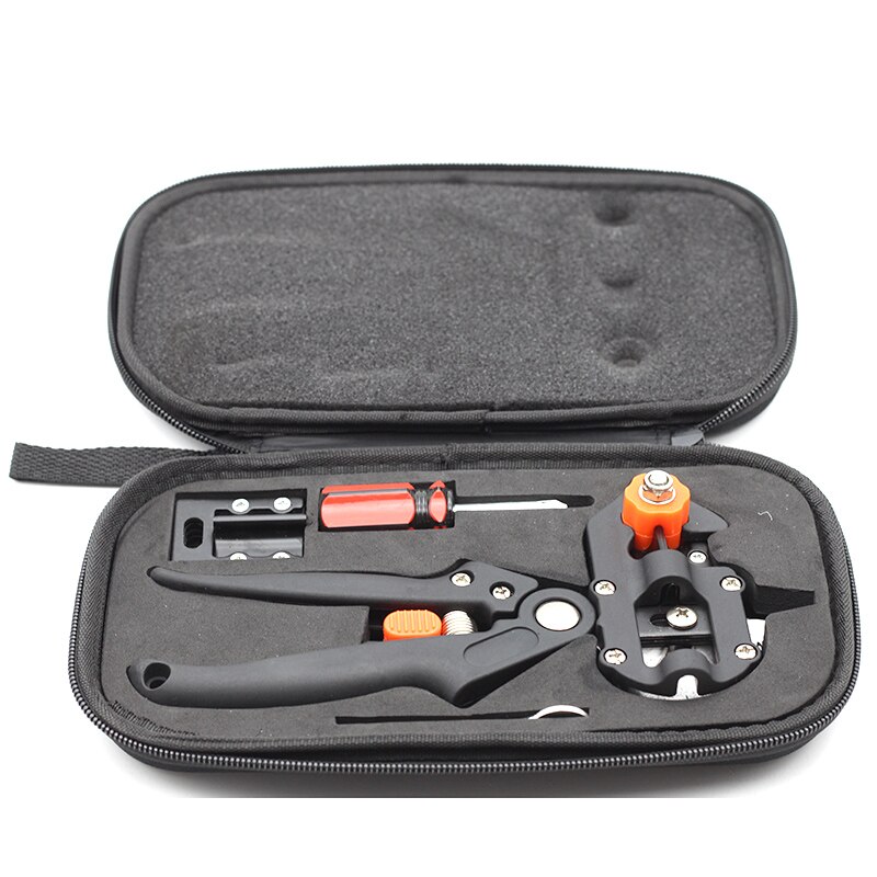 Plant Cut Nursery Garden Branch Cutter Scissor Shear floristry grape Secateur Fruit Tree Pruner Pruning Vine Graft Tool: With Bag