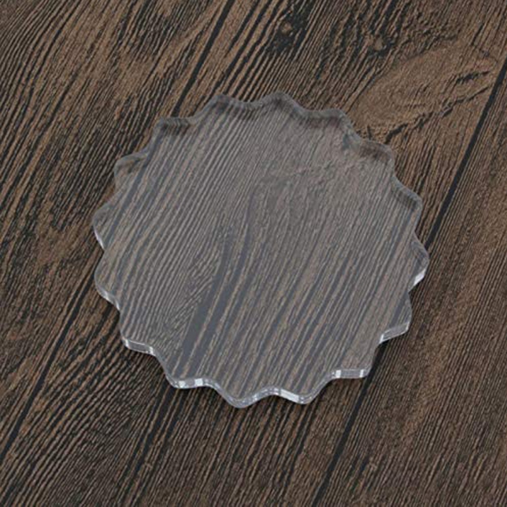 High Transparency Acrylic Block for DIY Transparent Seal Stamp Block for Photo Album Decorative DIY Scrapbooking Clear