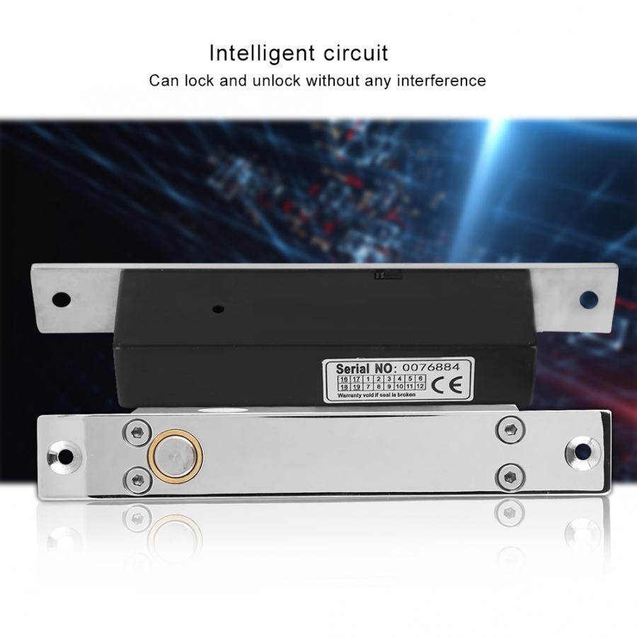 DC12v Electric Bolt Door Lock Plug Lock Magnetic Induction Security Access Control System