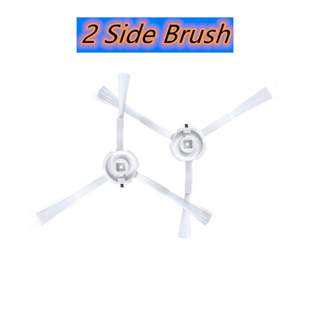 Rouleau principal Brosse latérale Filtre à air Hepa Serpillière de rechange pour Xiaomi Mi Robot Aspirateur G1 Smart Household Cleanner: 2 Side Brush