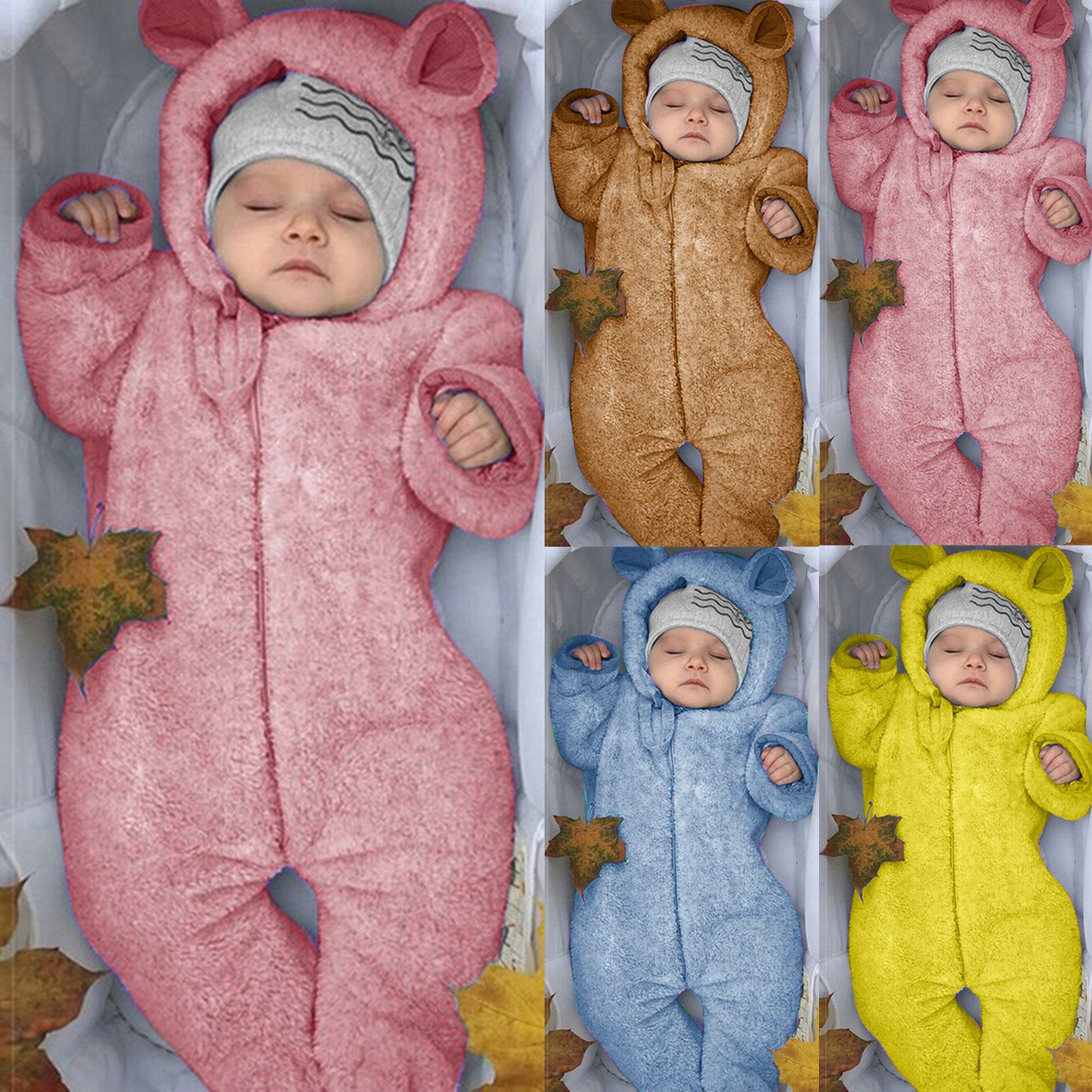Pasgeboren Baby Jongens Meisjes Kleding Katoen Kinderen Romper Lange Mouw Winter En Herfst Uitloper Kleding Детская Одежда Warm