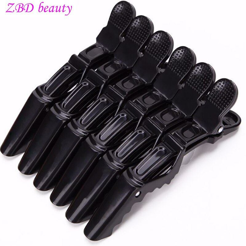 Pinzas de sección para peluquería, pinzas de cocodrilo para el pelo, pinzas de cocodrilo duraderas para el pelo, usadas para herramientas de peinado de salón, 5 unids/paquete