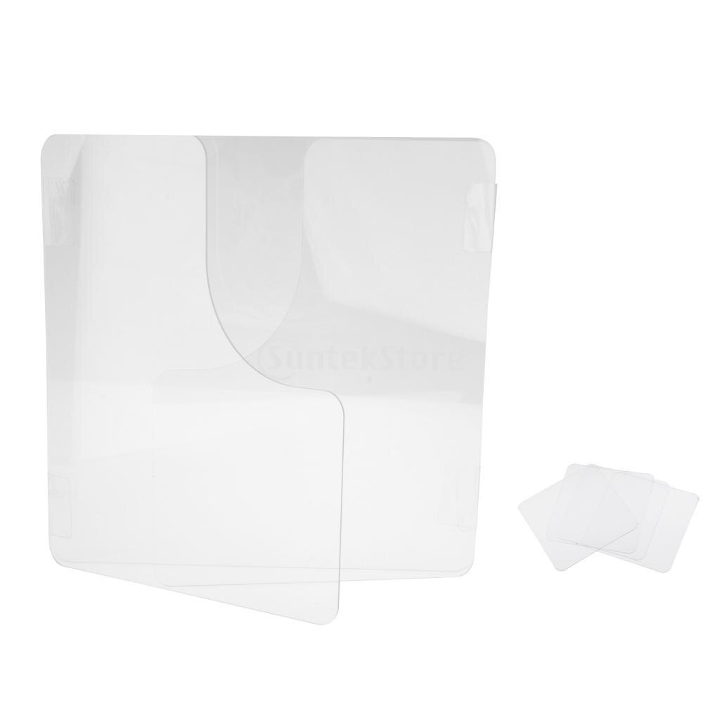 Transparent Isolation Protection Board Sneeze Guard Shield Plexiglass Acrylic Cough Protective Barrier Stand
