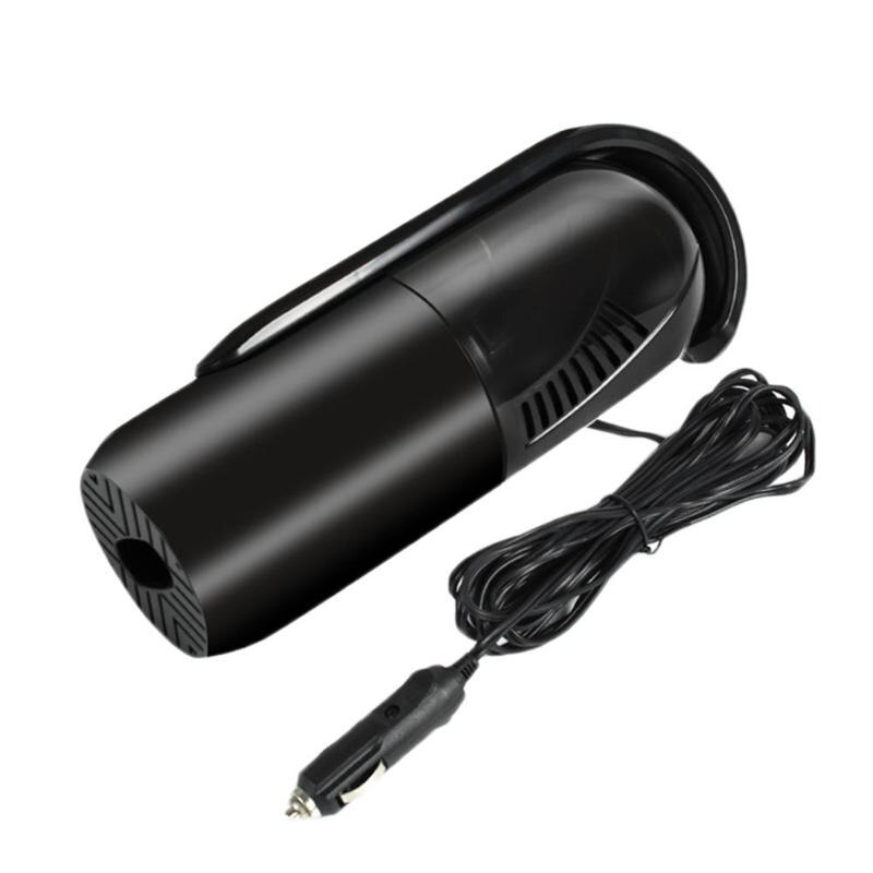 12V Mini Handheld Car Portable High Power Dust CollectorVacuum Cleaner Portable Dust Collector Car Interior & Home & Computer: Black
